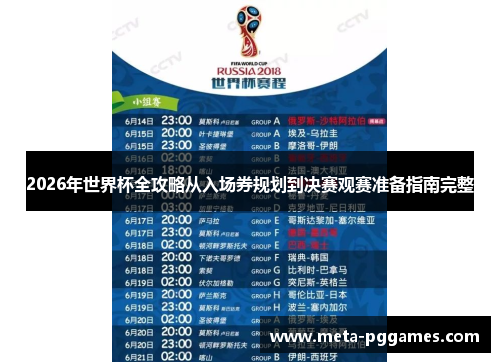 2026年世界杯全攻略从入场券规划到决赛观赛准备指南完整 2026年世界杯全攻略从入场券规划到决赛观赛准备指南完整